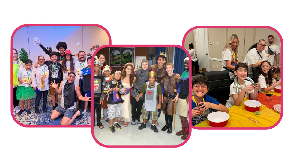 photo collage of campers in 2024.