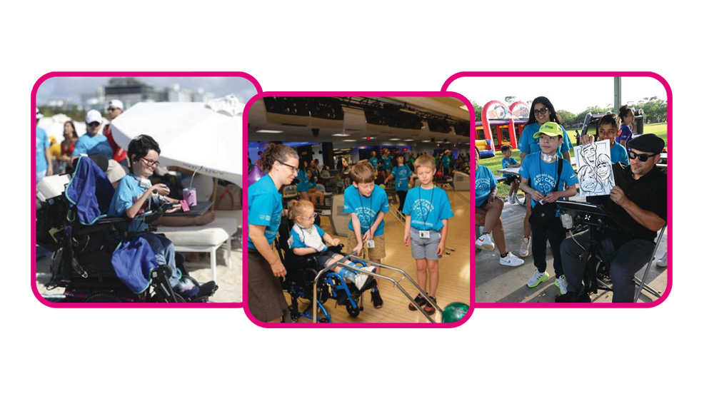 photo collage of campers in 2024.