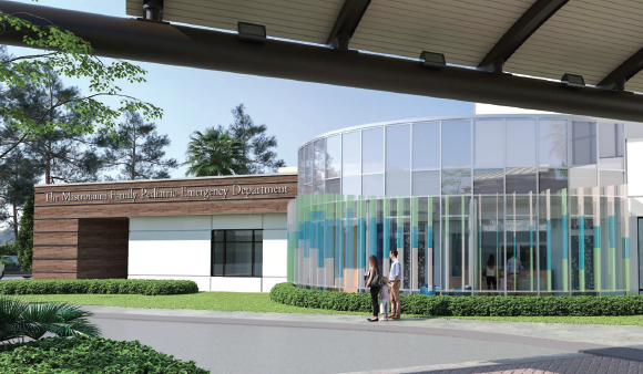 Vista exterior del departamento de emergencia